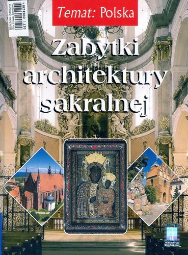 Okładka książki  Zabytki architektury sakralnej  1
