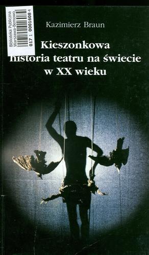 Okładka książki Kieszonkowa historia teatru na świecie / Kazimierz Braun.