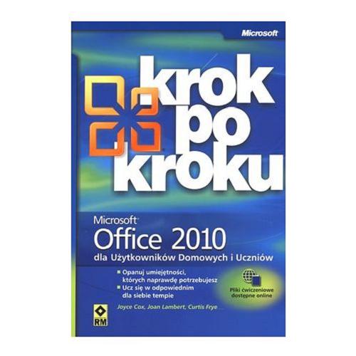 Okładka książki  Microsoft Office 2010 : dla użytkowników domowych i uczniów  1