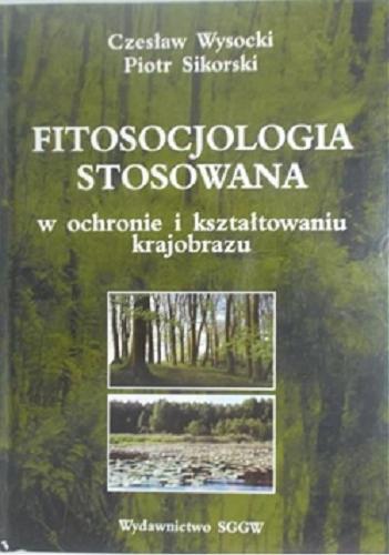 Okładka książki  Fitosocjologia stosowana  1