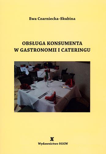 Okładka książki  Obsługa konsumenta w gastronomii i cateringu  1