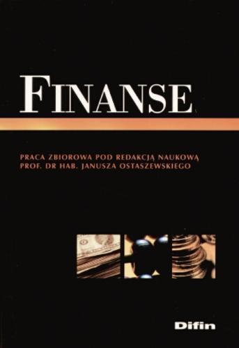 Okładka książki Finanse / red. Janusz Ostaszewski.