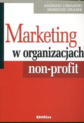 Okładka książki  Marketing w organizacjach non-profit  1