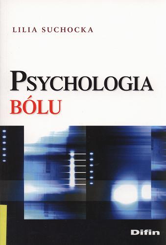 Okładka książki  Psychologia bólu  1
