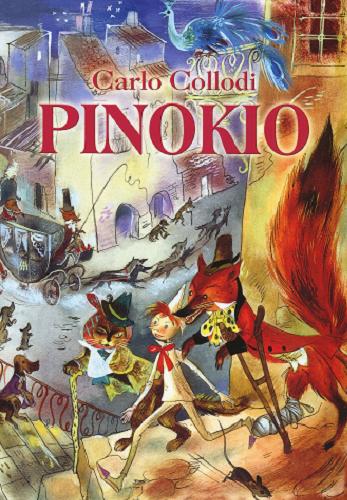 Okładka książki Pinokio / Carlo Collodi ; ilustracje Jan Marcin Szancer, przełożyła z włoskiego Zofia Jachimecka.