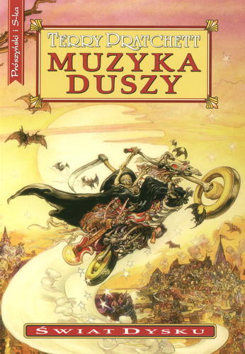 Okładka książki Muzyka duszy / Terry Pratchett ; przeł. Piotr W. Cholewa.