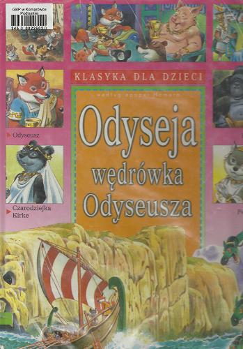 Okładka książki Odyseja : wędrówka Odyseusza / Clementina Coppini ; il. Tony Wolf ; tł. Katarzyna Piotrowska.