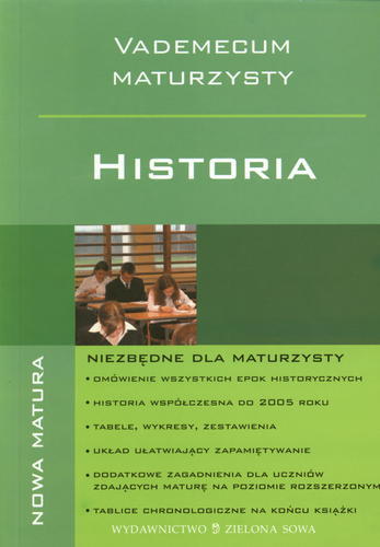 Okładka książki  Historia : vademecum maturzysty  4