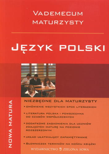 Okładka książki  Język polski : vademecum maturzysty  5