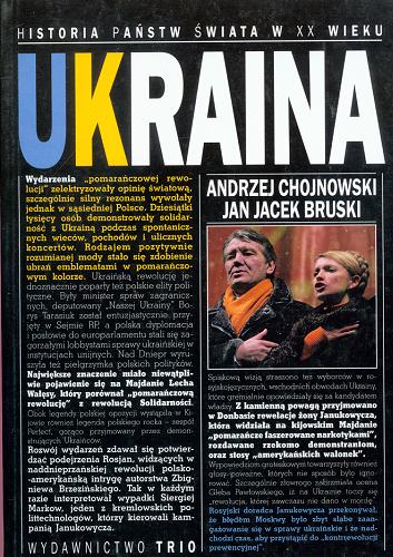 Okładka książki Ukraina / Andrzej Chojnowski, Jan Jacek Bruski ; Instytut Historyczny Uniwersytetu Warszawskiego.