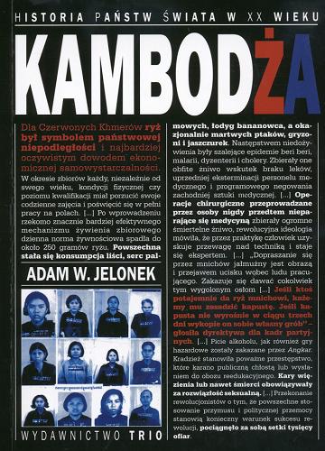 Okładka książki Kambodża / Adam W. Jelonek.