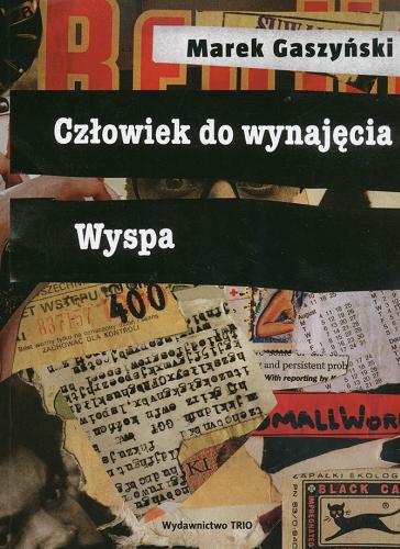 Okładka książki Człowiek do wynajęcia ;  Wyspa / Marek Gaszyński.
