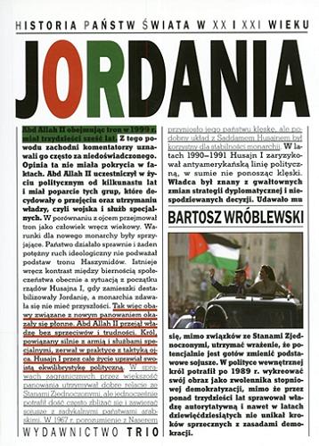 Okładka książki Jordania / Bartosz Wróblewski.