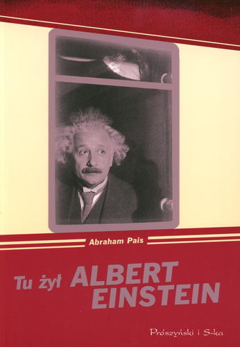 Okładka książki  Tu żył Albert Einstein  2