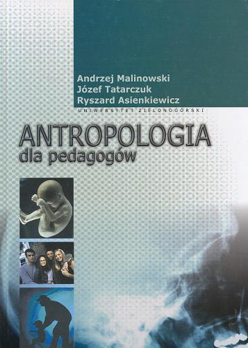 Okładka książki  Antropologia dla pedagogów  1