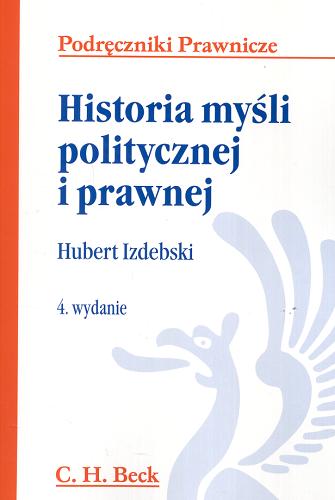 Okładka książki  Historia myśli politycznej i prawnej  9