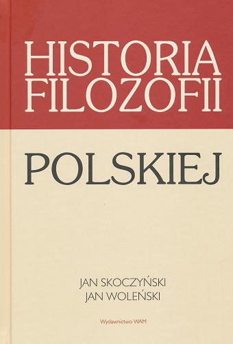 Okładka książki  Historia filozofii polskiej  1