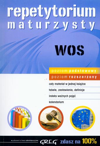 Okładka książki Repetytorium maturzysty :  wos / Krystian Paprocki.