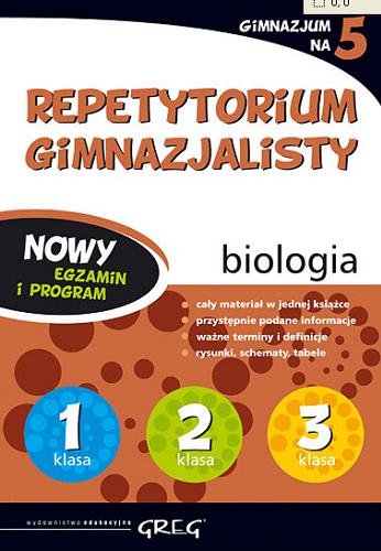 Okładka książki Repetytorium gimnazjalisty : biologia / Anna Mucha.