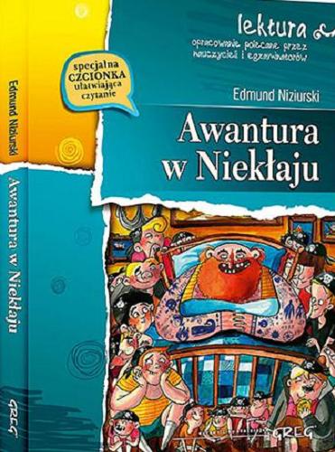 Okładka książki Awantura w Niekłaju / Edmund Niziurski ; opracowanie Maria Zagnińska ; [ilustracje Nikola Kucharska].