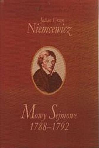 Okładka książki  Mowy Sejmowe 1788-1792  11
