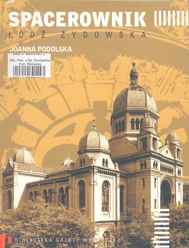 Okładka książki  Spacerownik - Łódź żydowska  2