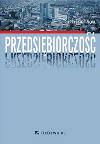 Okładka książki Przedsiębiorczość / Krzysztof Zięba.
