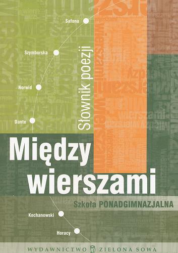 Okładka książki Między wierszami - słownik poezji / Artur Dzigański.