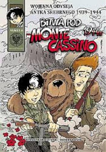 Okładka książki Bitwa pod Monte Cassino / scenariusz Tomasz Robaczewski, rysunki Hubert Ronek.