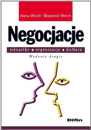 Okładka książki  Negocjacje : jednostka, organizacja, kultura  1