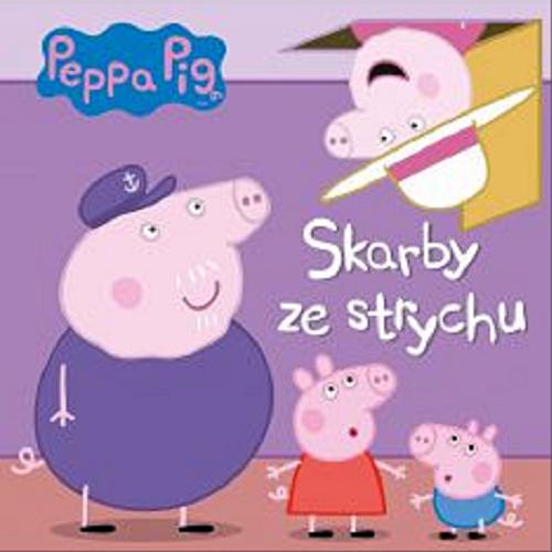 Okładka książki Skarby ze strychu / redakcja Agnieszka Ostojska-Badziak ; grafika Adam Barański.
