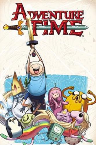 Okładka książki Adventure time. T. 3 / [scenariusz Ryan North ; ilustracje Shelli Paroline i Braden Lamb ; tłumaczenie Katarzyna Burda].