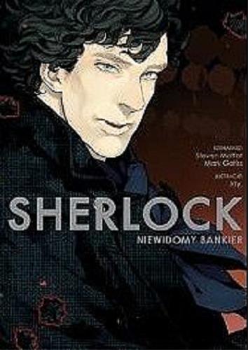 Okładka książki Niewidomy bankier / scenariusz Steven Moffat, Mark Gatiss, ilustracje Jay. ; tłumaczenie [Paulina Ślusarczyk-Bryła].