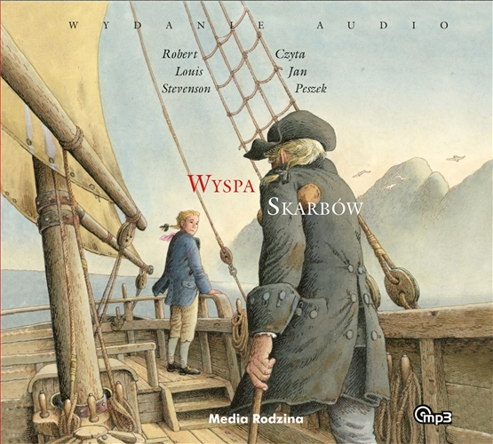 Okładka książki Wyspa skarbów [Książka mówiona] / Robert Louis Stevenson ; Polish translation by Andrzej Polkowski.