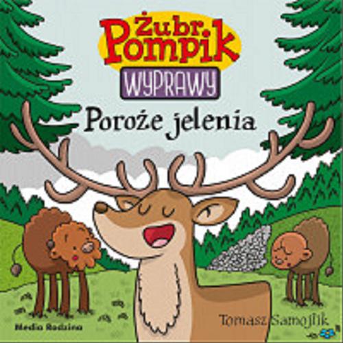 Okładka książki Poroże jelenia / Tomasz Samojlik.
