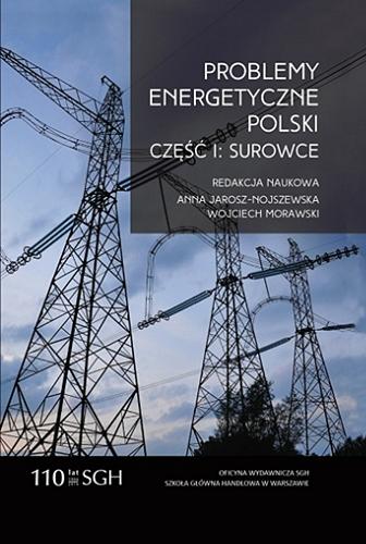 Okładka książki Problemy energetyczne Polski. Cz. 1, Surowce / redakcja naukowa Anna Jarosz-Nojszewska, Wojciech Morawski.