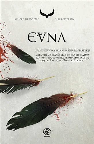 Okładka książki Evna / Siri Pettersen ; przełożyli z norweskiego Anna Krochmal i Robert Kędzierski.