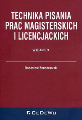 Okładka książki  Technika pisania prac magisterskich i licencjackich  11