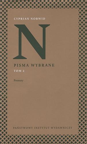 Okładka książki Poematy / Cyprian Norwid ; wybrał i posłowiem opatrzył Karol Samsel.