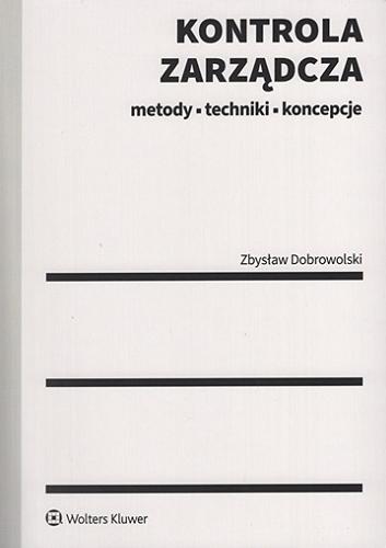 Okładka książki  Kontrola zarządcza : metody, techniki, koncepcje  2