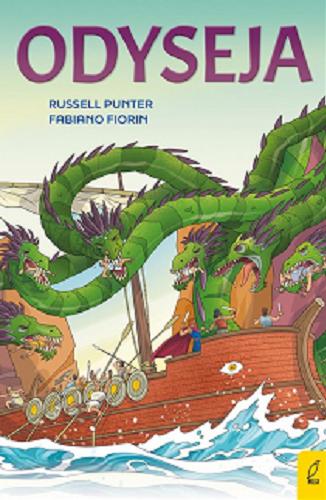 Okładka książki Odyseja / opowiedział Russell Punter ; na motywach eposu Homera ; zilustrował Fabiano Fiorin ; przełożył Jacek Drewnowski.