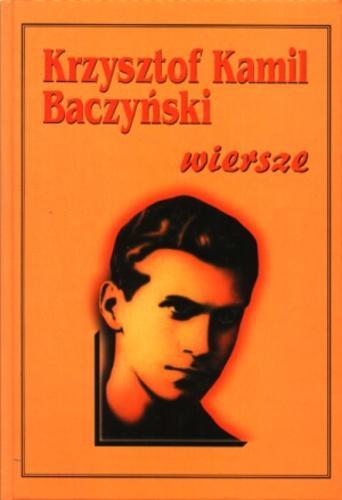 Okładka książki Wiersze / Krzysztof Kamil Baczyński.