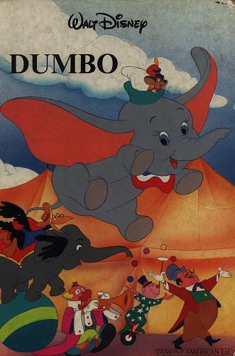 Okładka książki Dumbo / Walt Disney ; tł. Mariusz Arno Jaworowski.