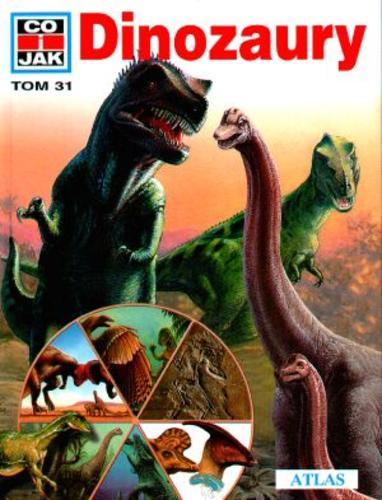 Okładka książki Dinozaury / Joachim Oppermann ; ilustracje Manfred Rohrbeck ; przekład [z niem.] Roman Skąpski.