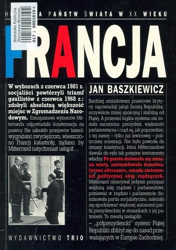 Okładka książki Francja / Jan Baszkiewicz ; Instytut Historyczny Uniwersytetu Warszawskiego.