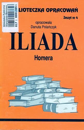 Okładka książki Iliada Homera 4 / opr. Danuta Polańczyk.