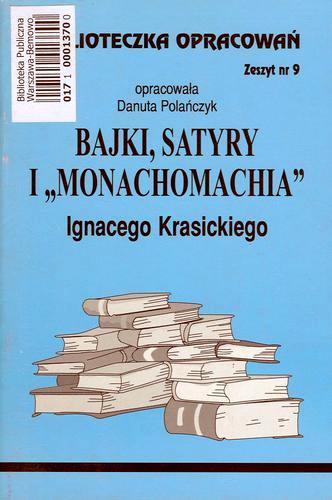 Okładka książki Utwory wierszem Ignacego Krasickiego / Danuta Polańczyk.