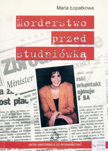 Okładka książki Morderstwo przed studniówką / Maria Łopatkowa.