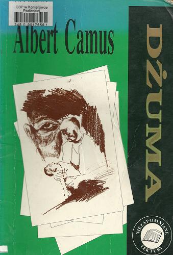 Okładka książki Dżuma / Albert Camus.