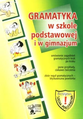 Okładka książki Gramatyka w szkole podstawowej / Dorota Stopka.